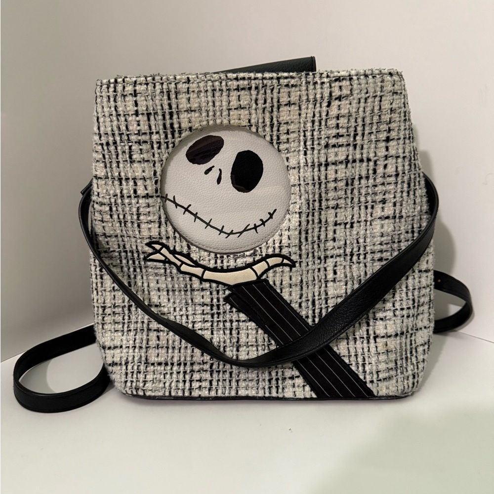 Danielle Nicole Jack Skellington Tweed Backpack